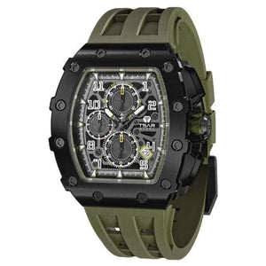 Olive / China TSAR 8204CB Stainless Steel Mens Top Brand Luxury Sports Style Design Watch cueboss.com