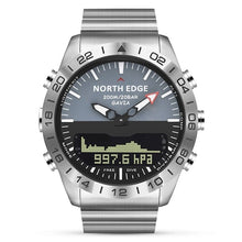 Load image into Gallery viewer, Silver GAVIA 2 Mens Dive Sports Watch (Waterproof 200m Altimeter) with Compass cueboss.com