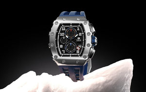 TSAR 8204 Stainless Steel Luxury Sports Style Design Watch cueboss.com