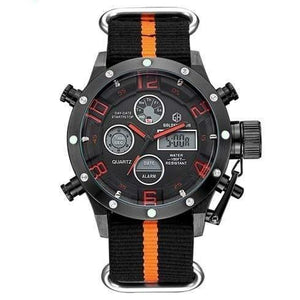 Black CB-106-C Mens Chronograph Quartz Sports Watch cueboss.com