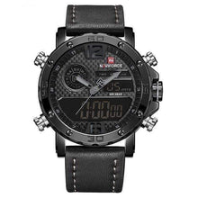 Load image into Gallery viewer, Black Grey / Asia Mens NAV-NF9134 Sports Military Watch cueboss.com