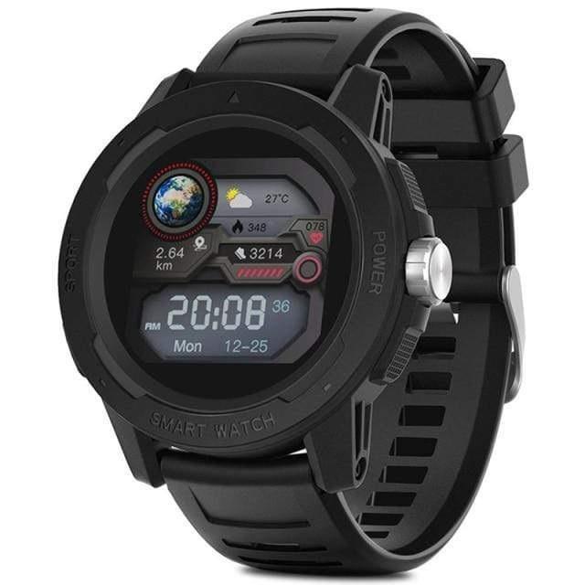 Black NORTH EDGE Mars 2 Smart Watch cueboss.com