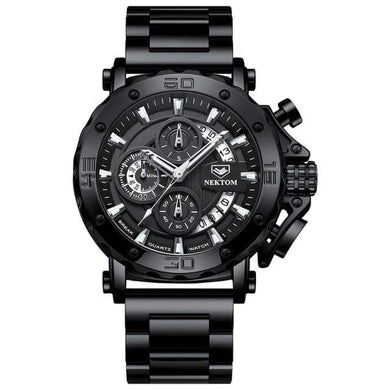Black NT 8229 Men's Luxury Quartz Sports Watch cueboss.com