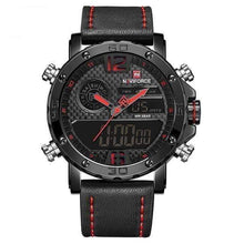 Load image into Gallery viewer, Black Red / Asia Mens NAV-NF9134 Sports Military Watch cueboss.com