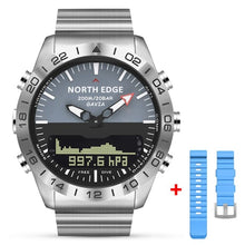 Load image into Gallery viewer, Blue Rubber GAVIA 2 Mens Dive Sports Watch (Waterproof 200m Altimeter) with Compass cueboss.com