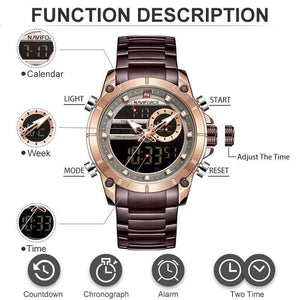 CB-NF9163CE Mens Luxury Brand Military Sports Watch cueboss.com