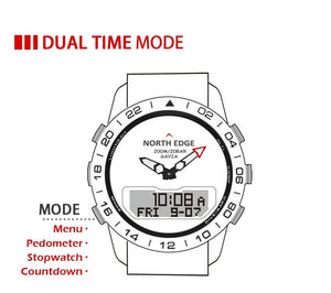 GAVIA 2 Mens Dive Sports Watch (Waterproof 200m Altimeter) with Compass cueboss.com
