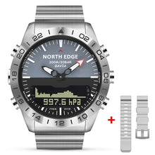 Load image into Gallery viewer, Grey Rubber GAVIA 2 Mens Dive Sports Watch (Waterproof 200m Altimeter) with Compass cueboss.com
