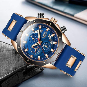 LIGE 890 Fashion Chronograph Sports Watch cueboss.com
