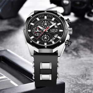 LIGE 890 Fashion Chronograph Sports Watch cueboss.com