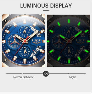 LIGE 890 Fashion Chronograph Sports Watch cueboss.com