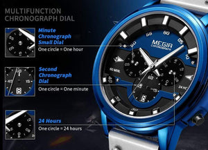 MEGIR 2080 Men's Sports Watch cueboss.com