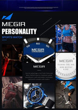 Load image into Gallery viewer, MEGIR 2080 Men&#39;s Sports Watch cueboss.com