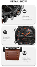Load image into Gallery viewer, Mens NAV-NF9134 Sports Military Watch cueboss.com