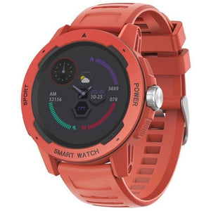 Red NORTH EDGE Mars 2 Smart Watch cueboss.com