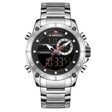 Load image into Gallery viewer, Silver Black / Asia CB-NF9163CE Mens Luxury Brand Military Sports Watch cueboss.com
