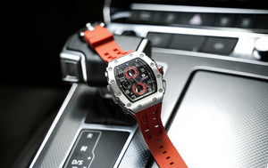 TSAR 8204 Stainless Steel Luxury Sports Style Design Watch cueboss.com