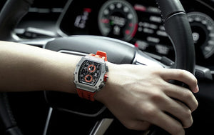TSAR 8204 Stainless Steel Luxury Sports Style Design Watch cueboss.com