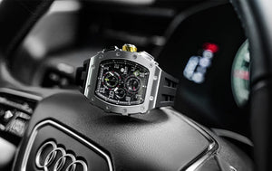 TSAR 8204 Stainless Steel Luxury Sports Style Design Watch cueboss.com