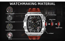 Load image into Gallery viewer, TSAR 8204 Stainless Steel Luxury Sports Style Design Watch cueboss.com