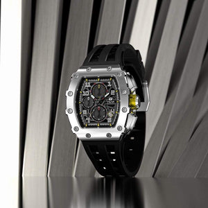 TSAR 8204CB Stainless Steel Top Brand Luxury Sports Style Design Watch cueboss.com