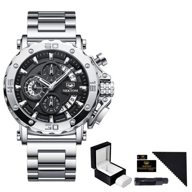 White-BOX NT 8229 Men's Luxury Quartz Sports Watch cueboss.com